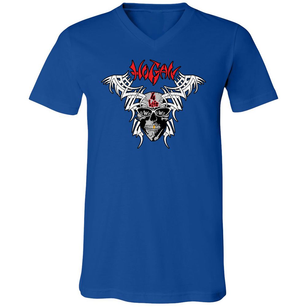 Unisex V-Neck T-Shirt - QKHZQ6EX - True Royal - 4