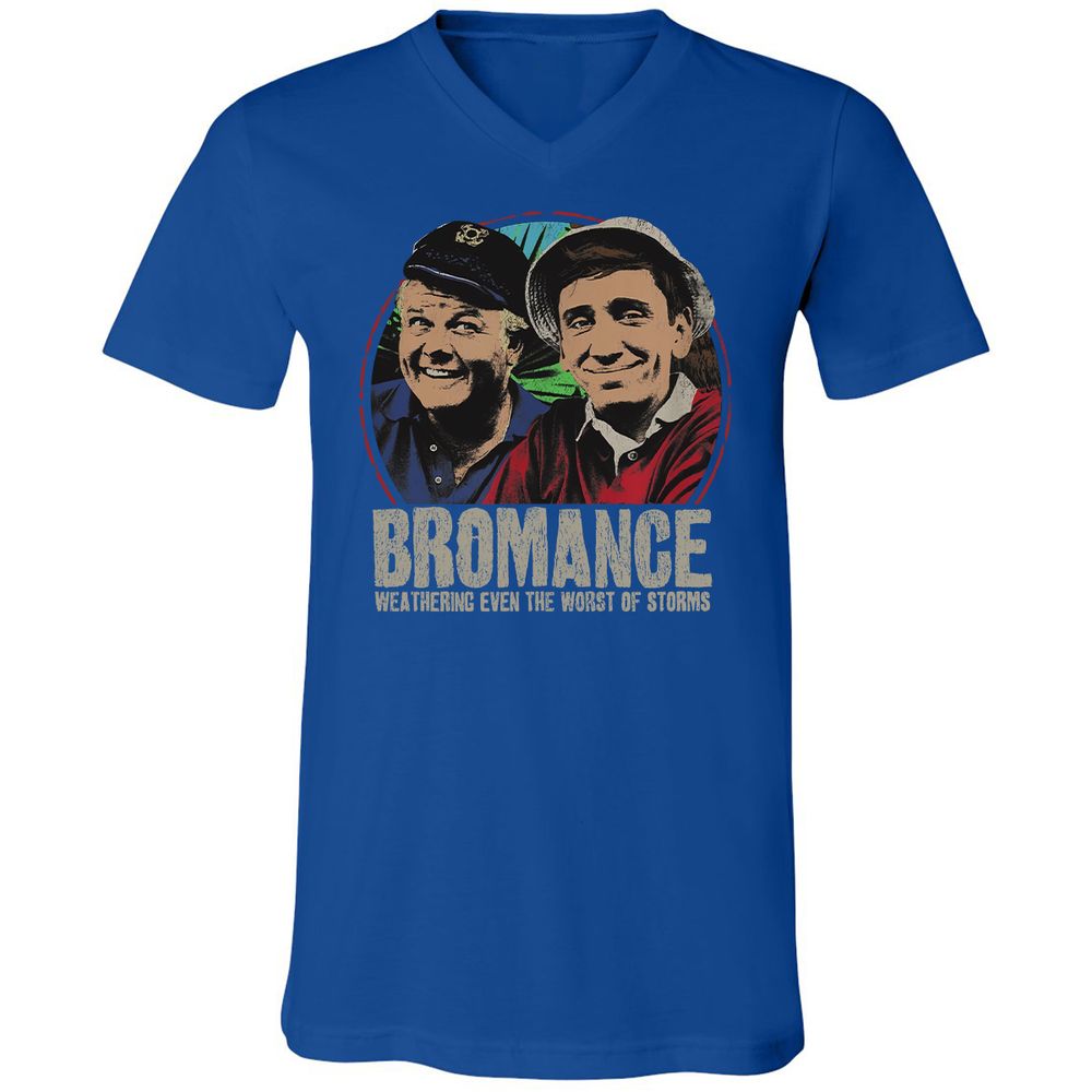 Unisex V-Neck T-Shirt - SJT34R4F - True Royal - 4
