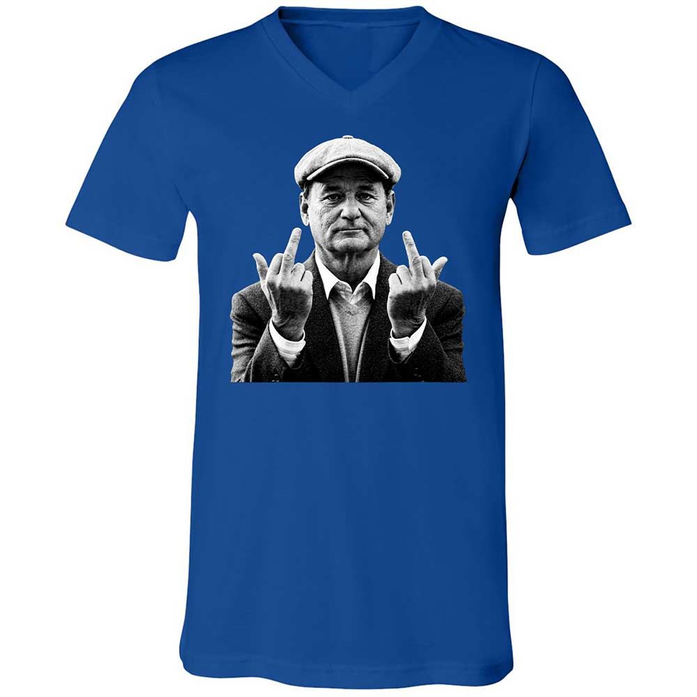 Bill Murray Middle Finger - True Royal - 4