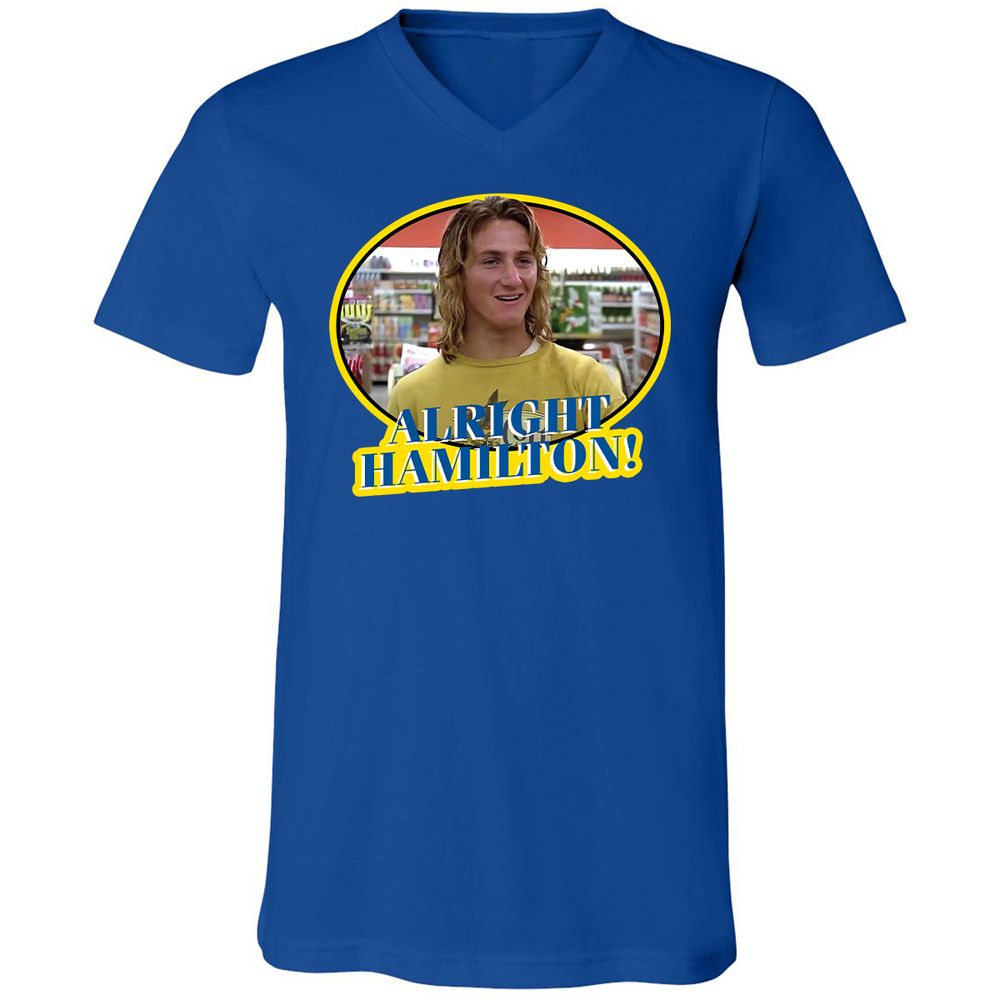 Unisex V-Neck T-Shirt - GE65QRAY - True Royal - 4