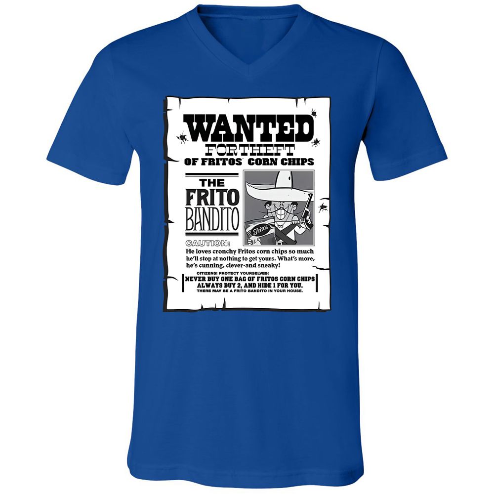 Unisex V-Neck T-Shirt - YWNJ11T5 - True Royal - 4