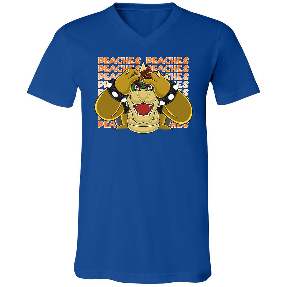 Unisex V-Neck T-Shirt - 192EKZG8 - True Royal - 4