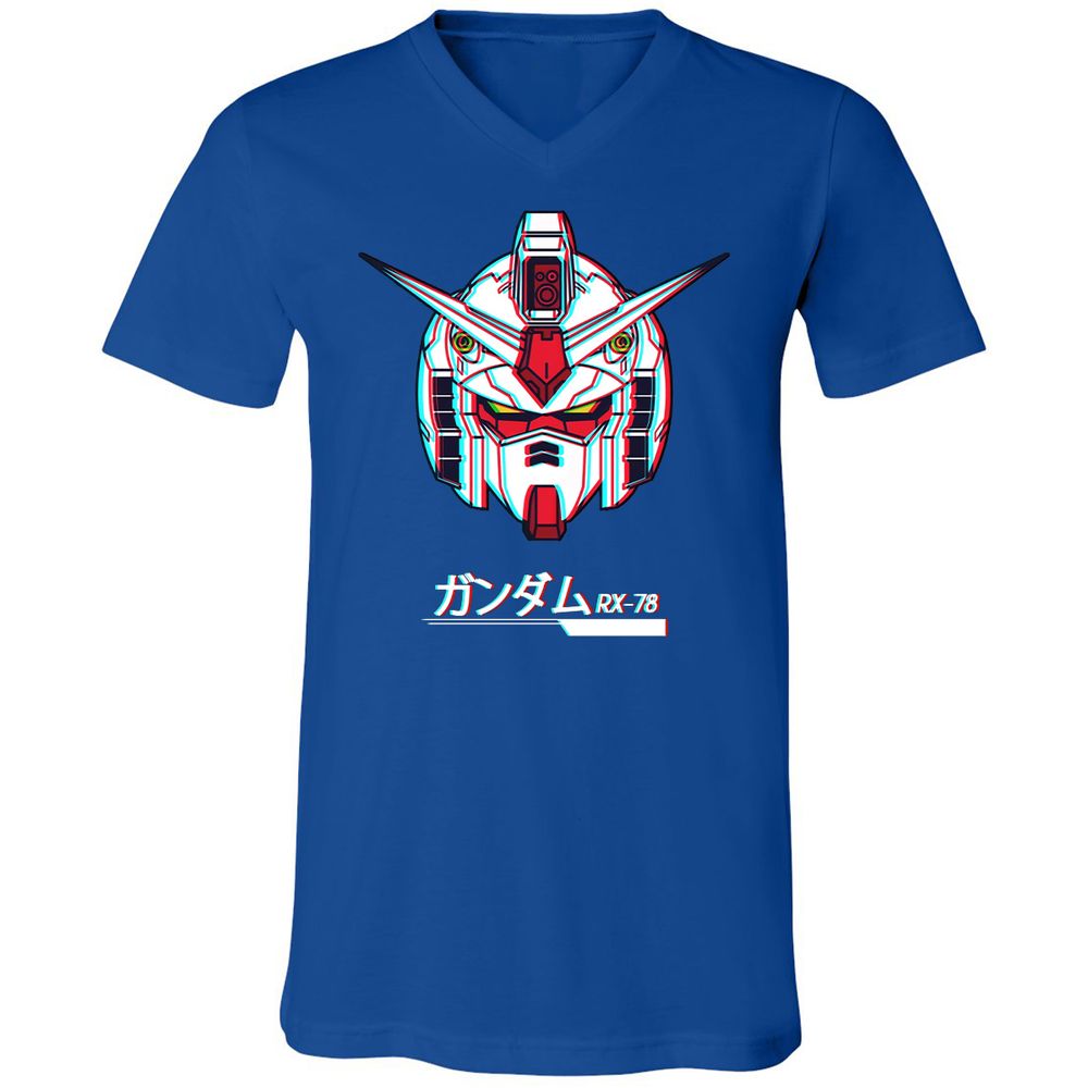 Unisex V-Neck T-Shirt - WQVEUS59 - True Royal - 4
