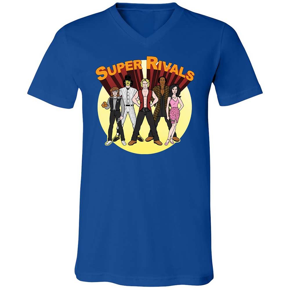 Unisex V-Neck T-Shirt - 1EA6MGTG - True Royal - 4