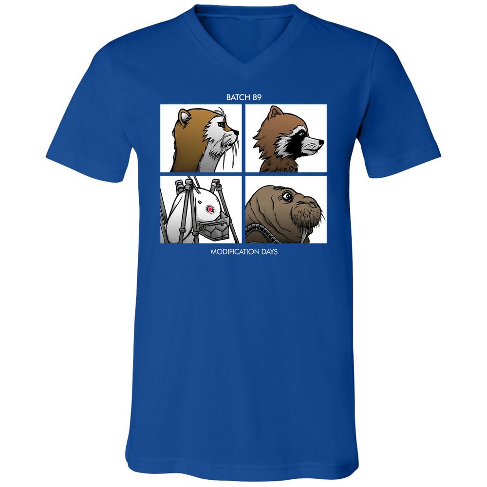 Unisex V-Neck T-Shirt - Z35HQ3ZJ - True Royal - 4