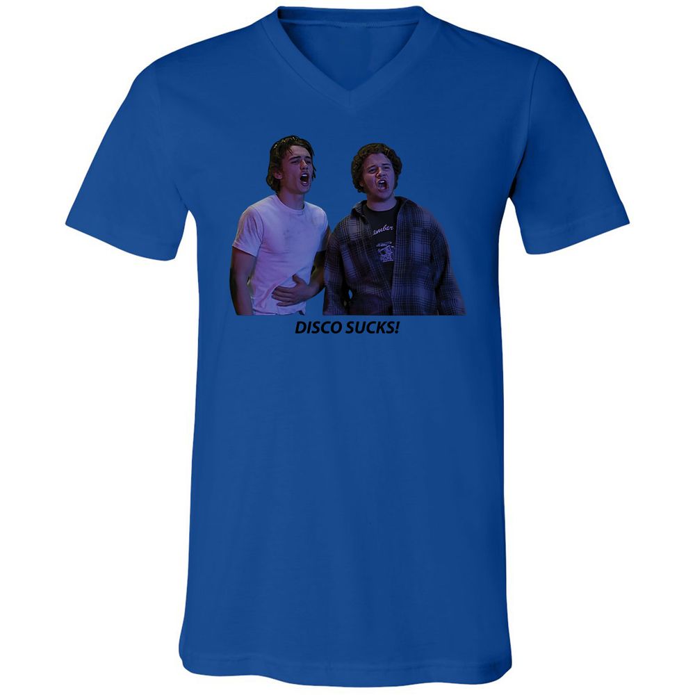 Unisex V-Neck T-Shirt - VY396GWP - True Royal - 4
