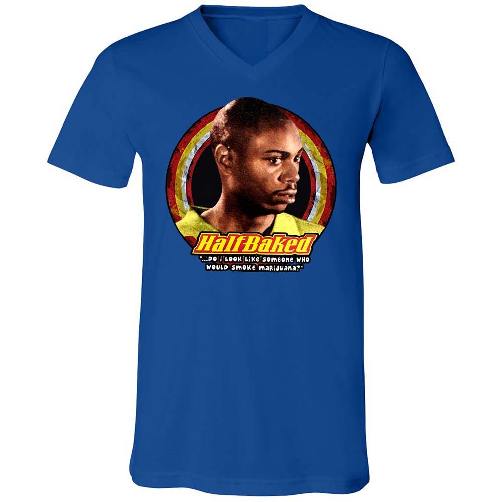 Unisex V-Neck T-Shirt - 9PQ6J2YV - True Royal - 4