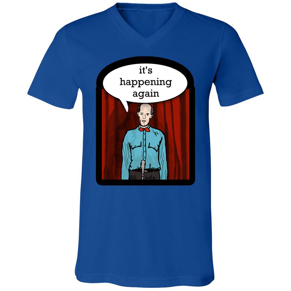 Unisex V-Neck T-Shirt - WV35CDFX - True Royal - 4