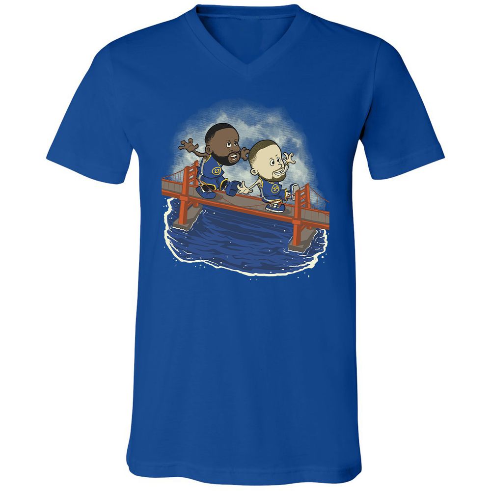Unisex V-Neck T-Shirt - UJ31YLGE - True Royal - 4