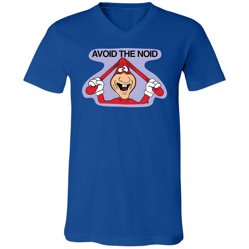 Unisex V-Neck T-Shirt - X6ZQWS5R - True Royal - 4