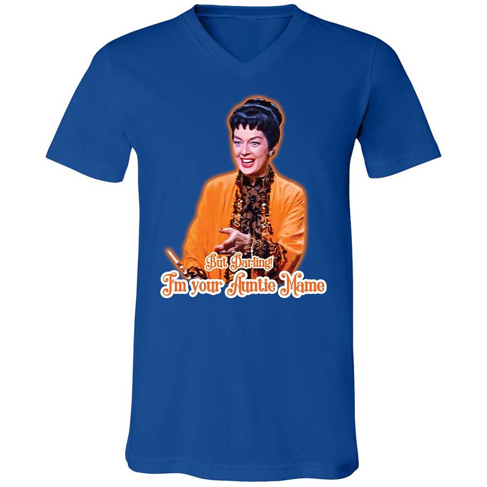 Unisex V-Neck T-Shirt - WLZF6BK1 - True Royal - 4