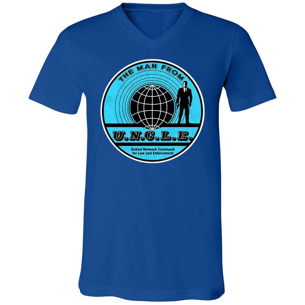 Unisex V-Neck T-Shirt - GYJRTSZD - True Royal - 4