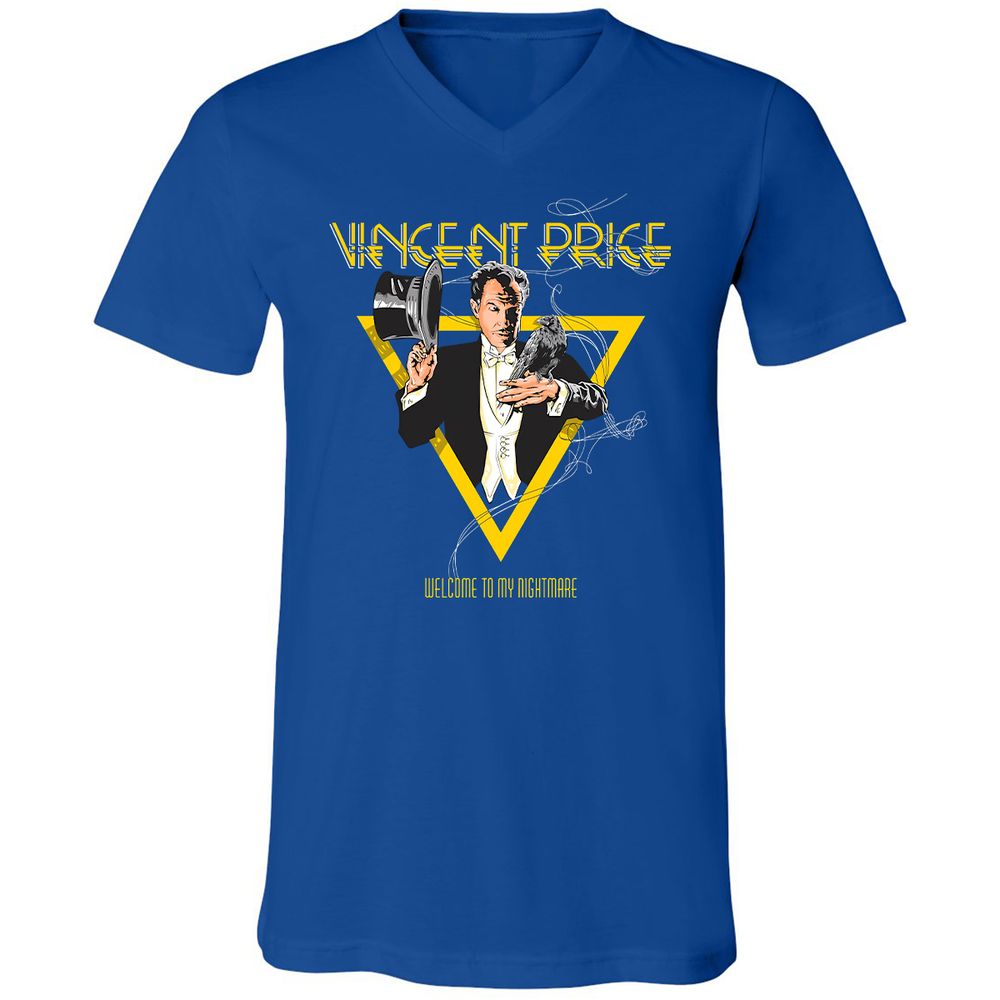 Unisex V-Neck T-Shirt - K8RSXQXG - True Royal - 4