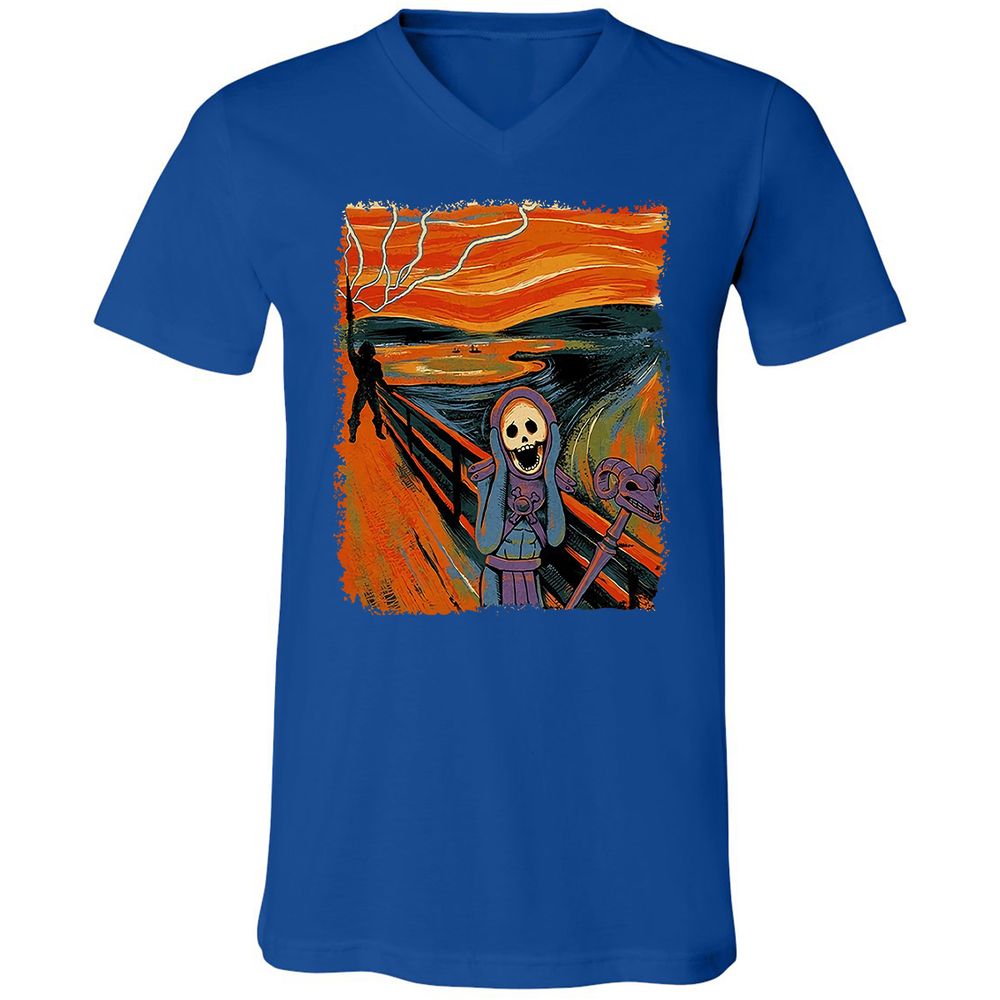 Unisex V-Neck T-Shirt - VSHACUC5 - True Royal - 4