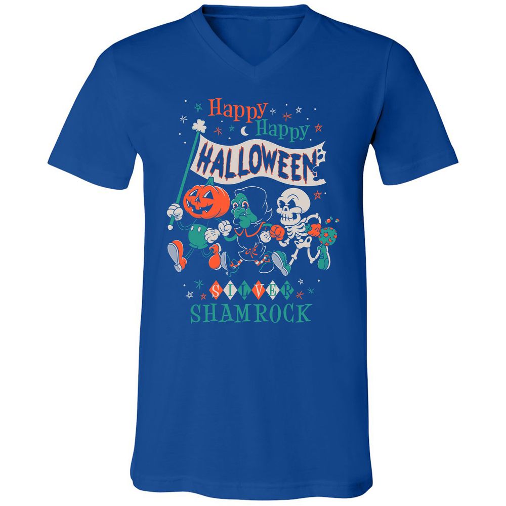 Unisex V-Neck T-Shirt - 4SMWYDQV - True Royal - 4