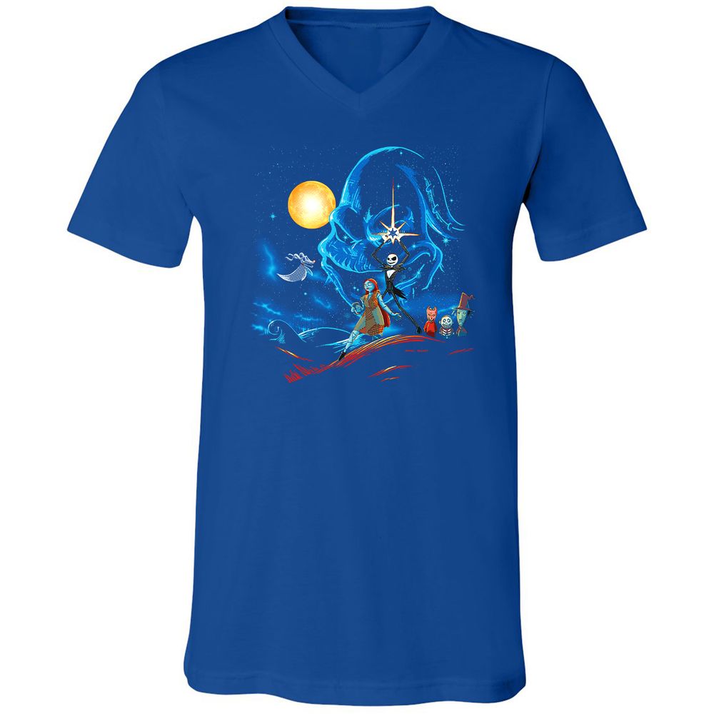 Unisex V-Neck T-Shirt - HE3V97T4 - True Royal - 4