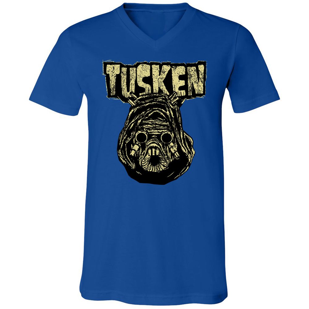 Unisex V-Neck T-Shirt - K8TXQZZA - True Royal - 4