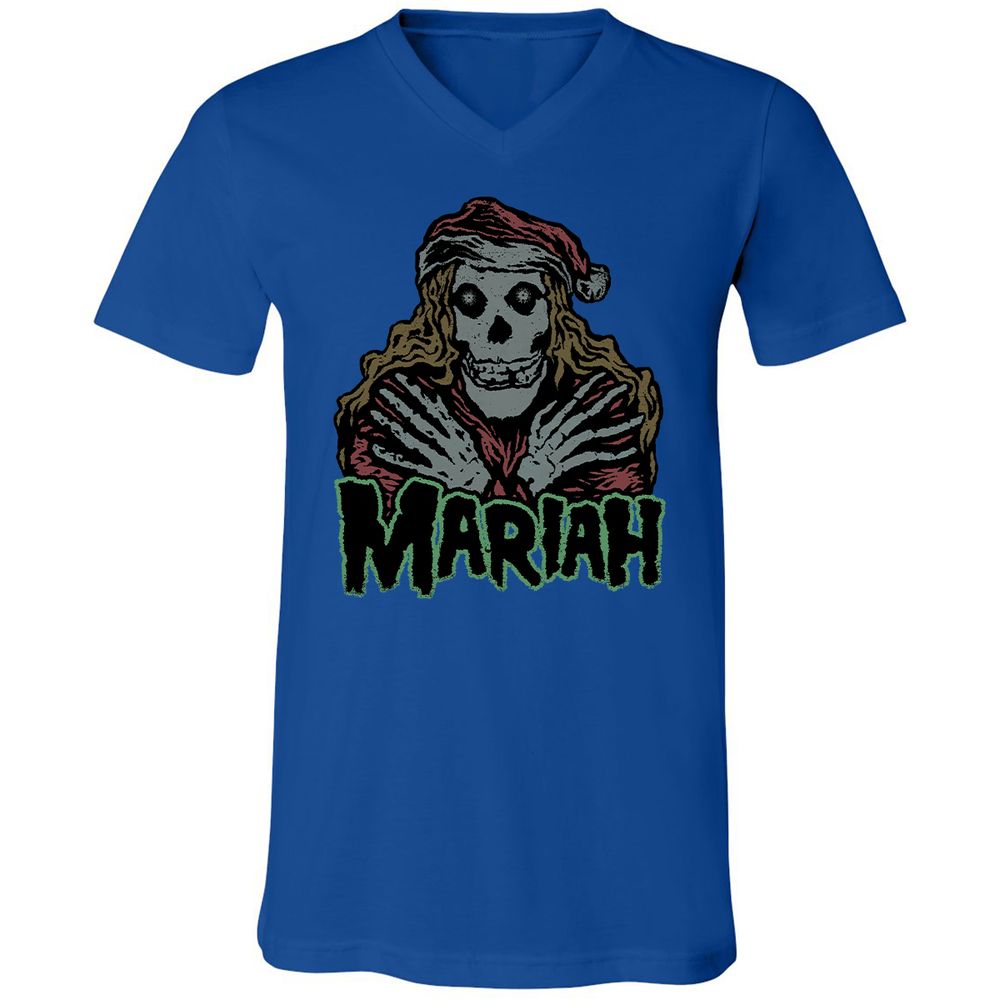 Unisex V-Neck T-Shirt - ELDR5SZF - True Royal - 4
