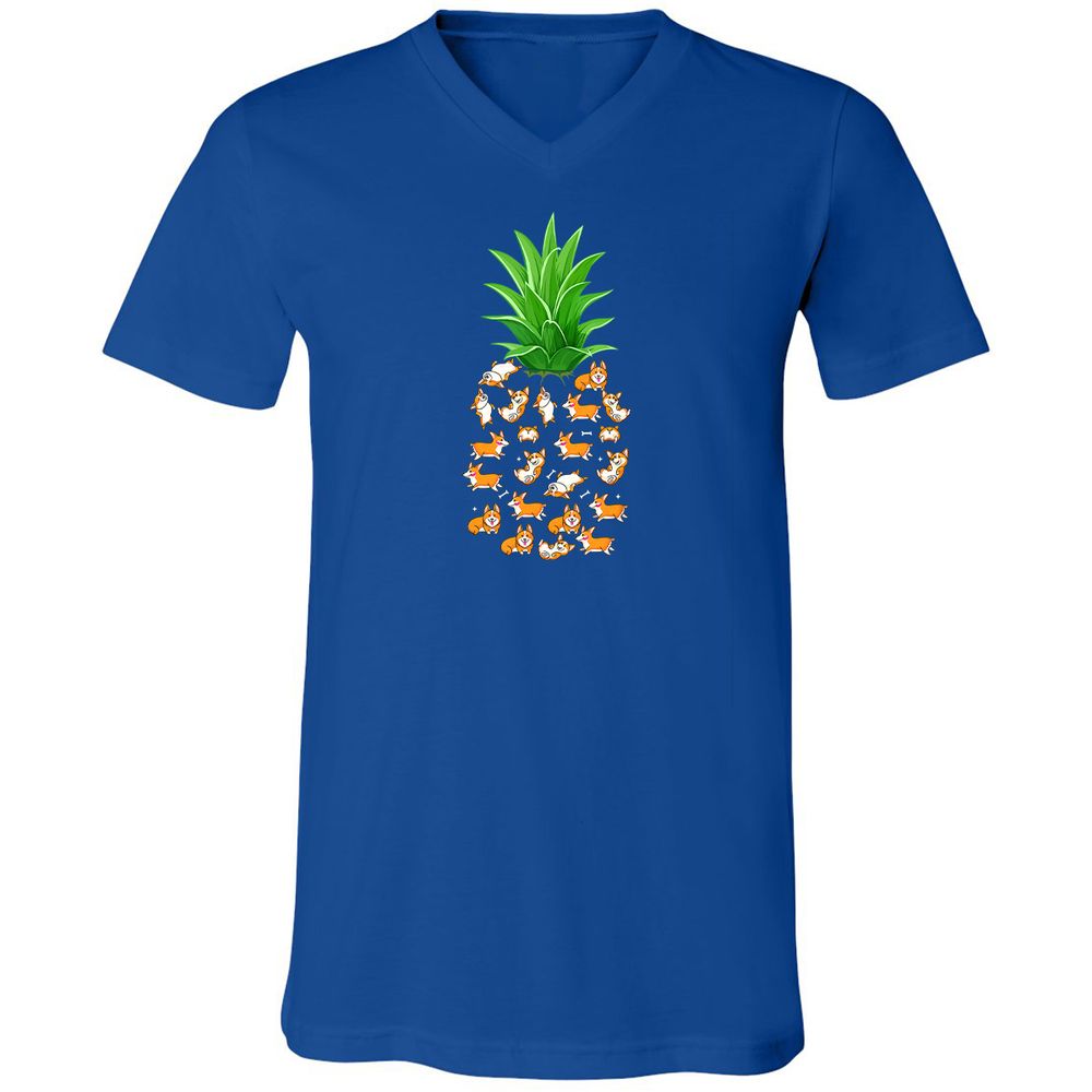 Unisex V-Neck T-Shirt - BYURW39F - True Royal - 4