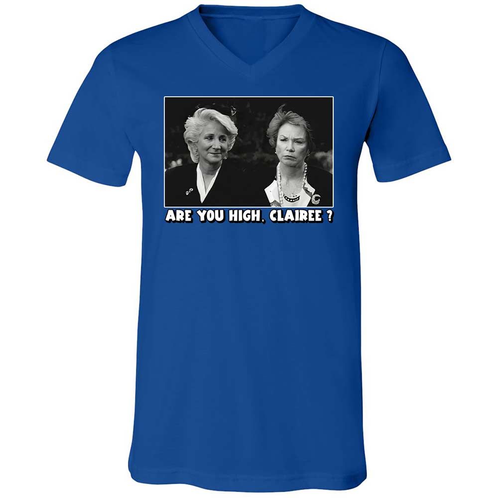 Unisex V-Neck T-Shirt - 3WRQ547M - True Royal - 4