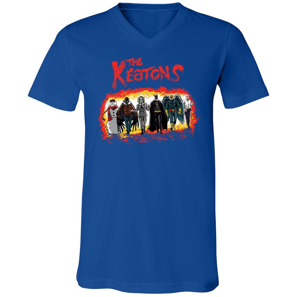 Unisex V-Neck T-Shirt - HPH87CCH - True Royal - 4