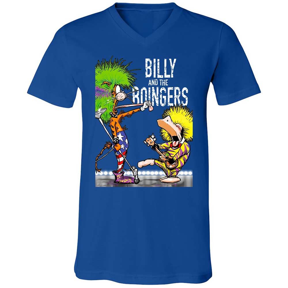 Unisex V-Neck T-Shirt - 1TYC5ZNR - True Royal - 4