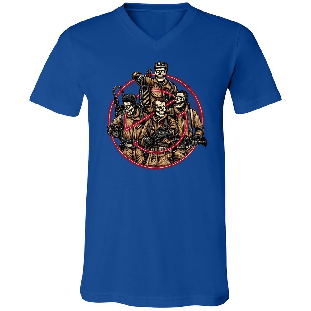 Unisex V-Neck T-Shirt - STEKUBZJ - True Royal - 4