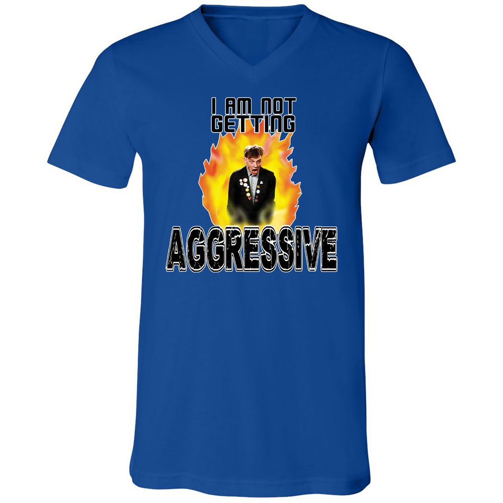 Unisex V-Neck T-Shirt - FMAZ4X5L - True Royal - 4
