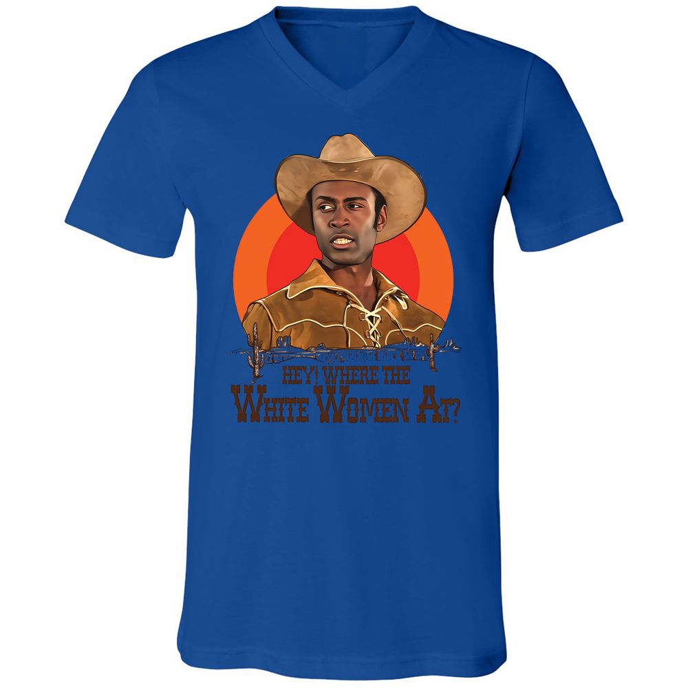 Unisex V-Neck T-Shirt - 3L811JBC - True Royal - 4