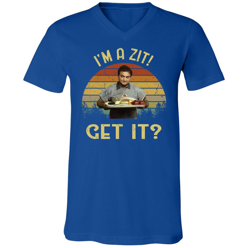 Unisex V-Neck T-Shirt - PFFD42LY - True Royal - 4