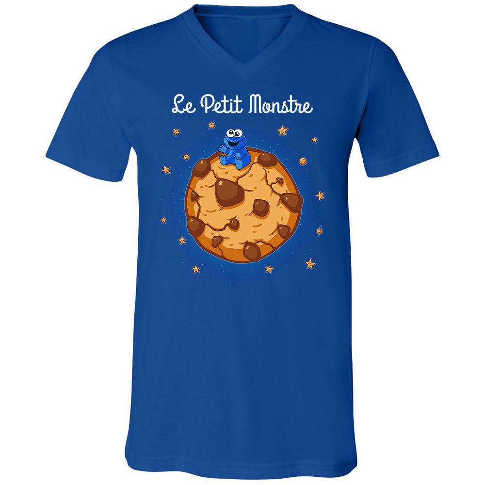 Unisex V-Neck T-Shirt - EZ3VNJAF - True Royal - 4
