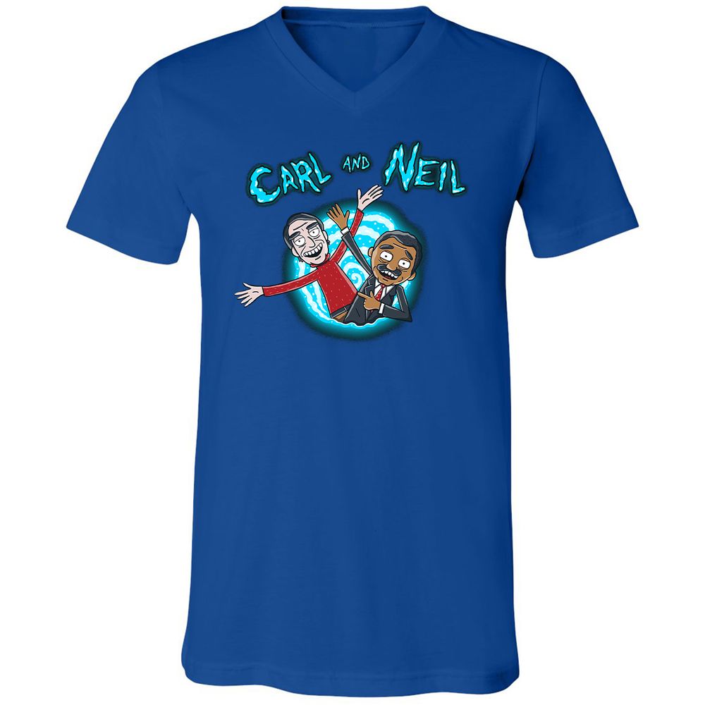 Unisex V-Neck T-Shirt - 6GF2NGBS - True Royal - 4