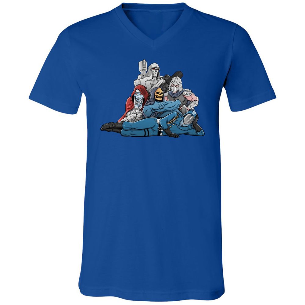 Unisex V-Neck T-Shirt - VC46TSVQ - True Royal - 4