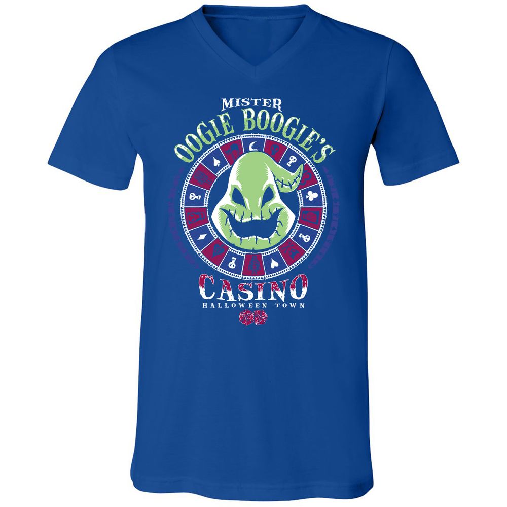 Unisex V-Neck T-Shirt - PZLCJXD8 - True Royal - 4