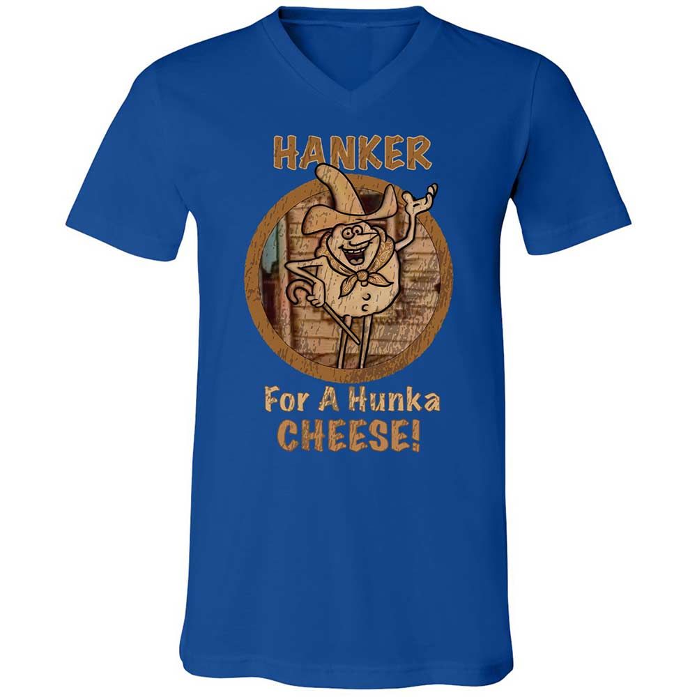 Unisex V-Neck T-Shirt - U89WFCNJ - True Royal - 4
