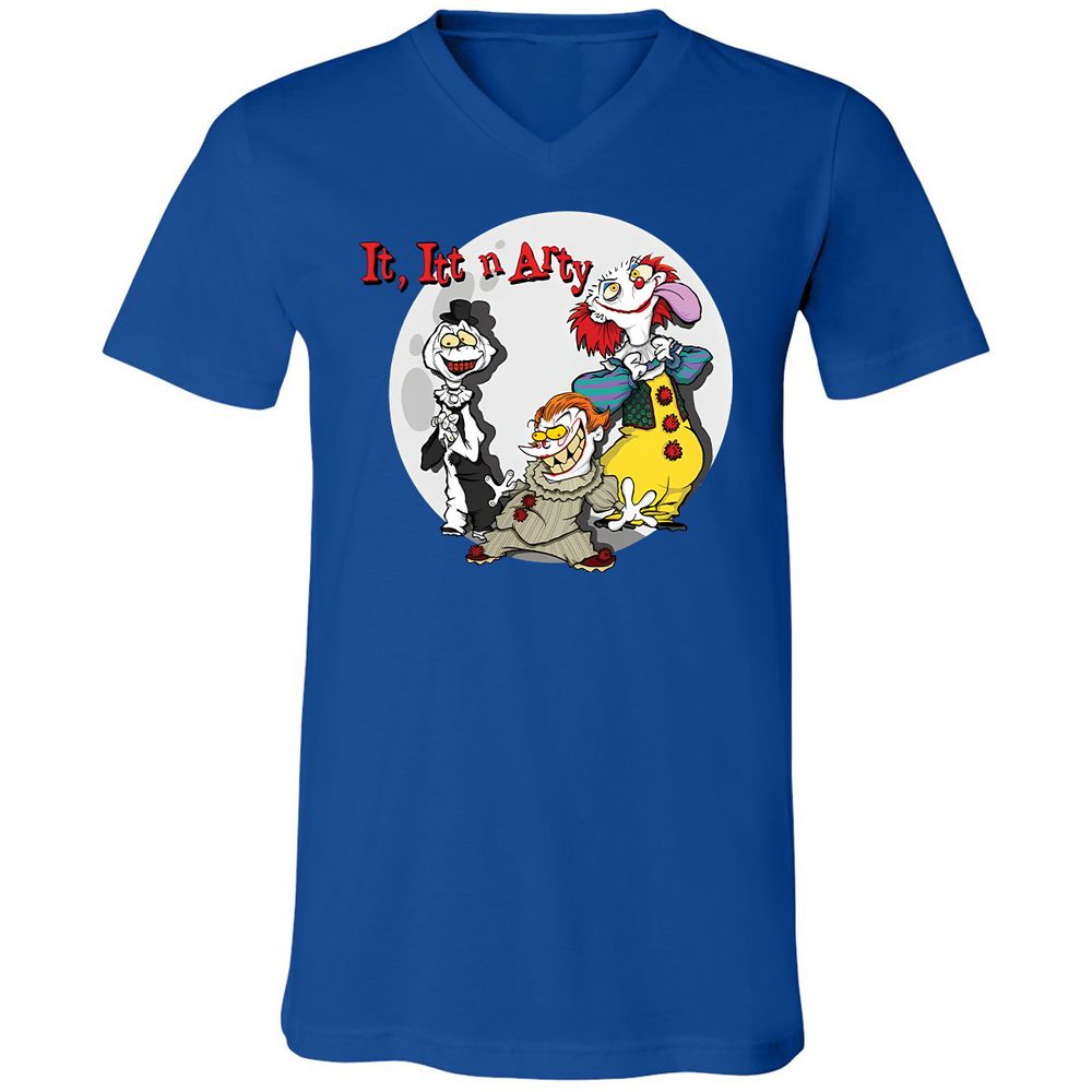 Unisex V-Neck T-Shirt - 2QXVT9FX - True Royal - 4