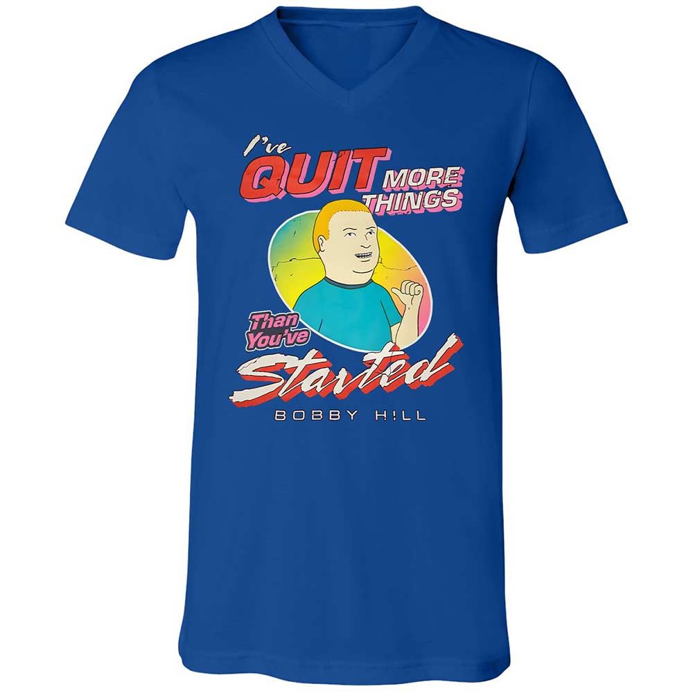 Unisex V-Neck T-Shirt - NXDHJFKH - True Royal - 4