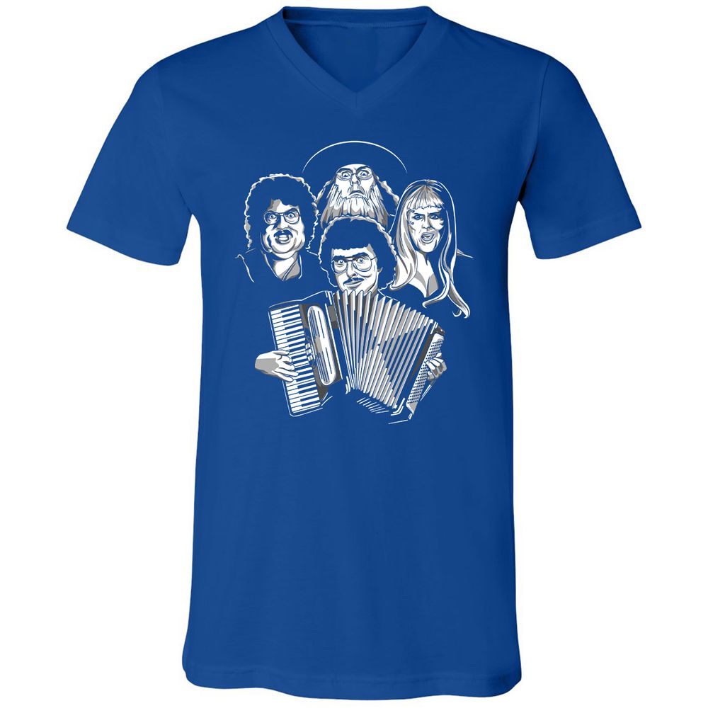 Unisex V-Neck T-Shirt - 38D1T2CC - True Royal - 4