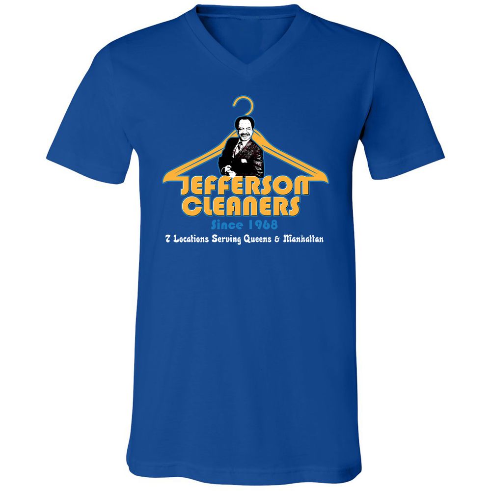 Unisex V-Neck T-Shirt - 49159RS6 - True Royal - 4