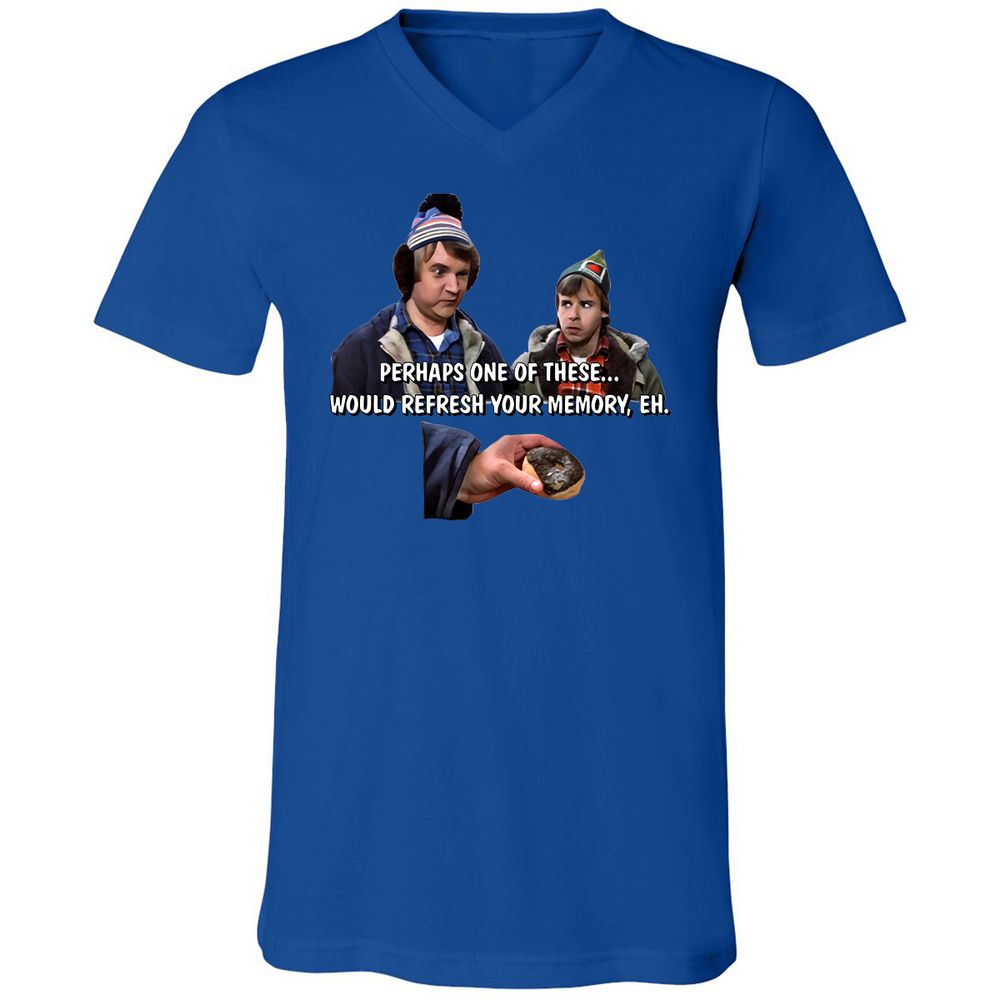 Unisex V-Neck T-Shirt - 2HC23MQ7 - True Royal - 4