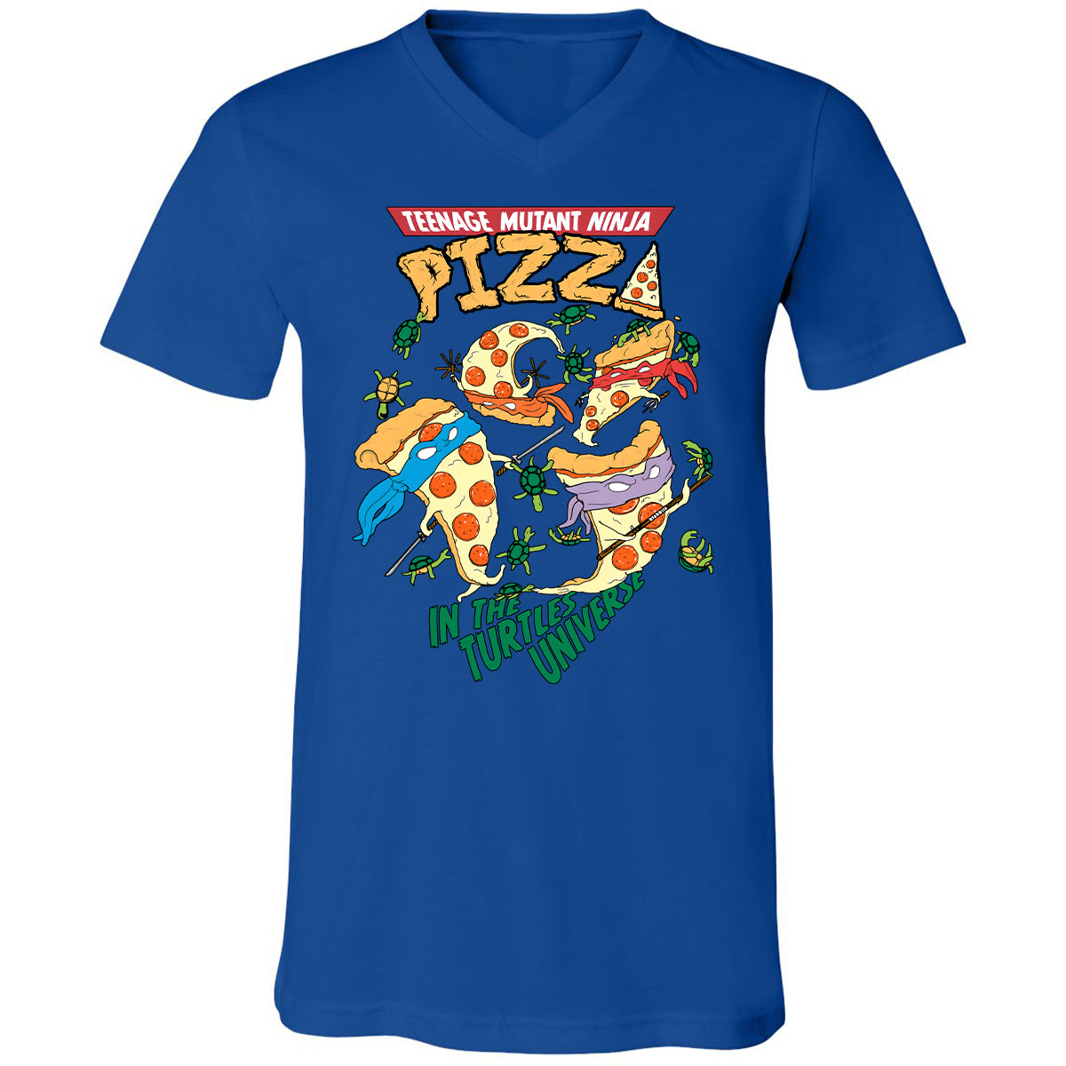 Unisex V-Neck T-Shirt - T64MUM64 - True Royal - 4