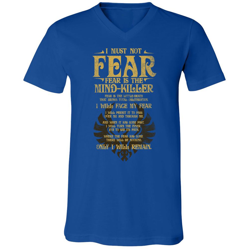 Unisex V-Neck T-Shirt - 4XVLGZ2B - True Royal - 4