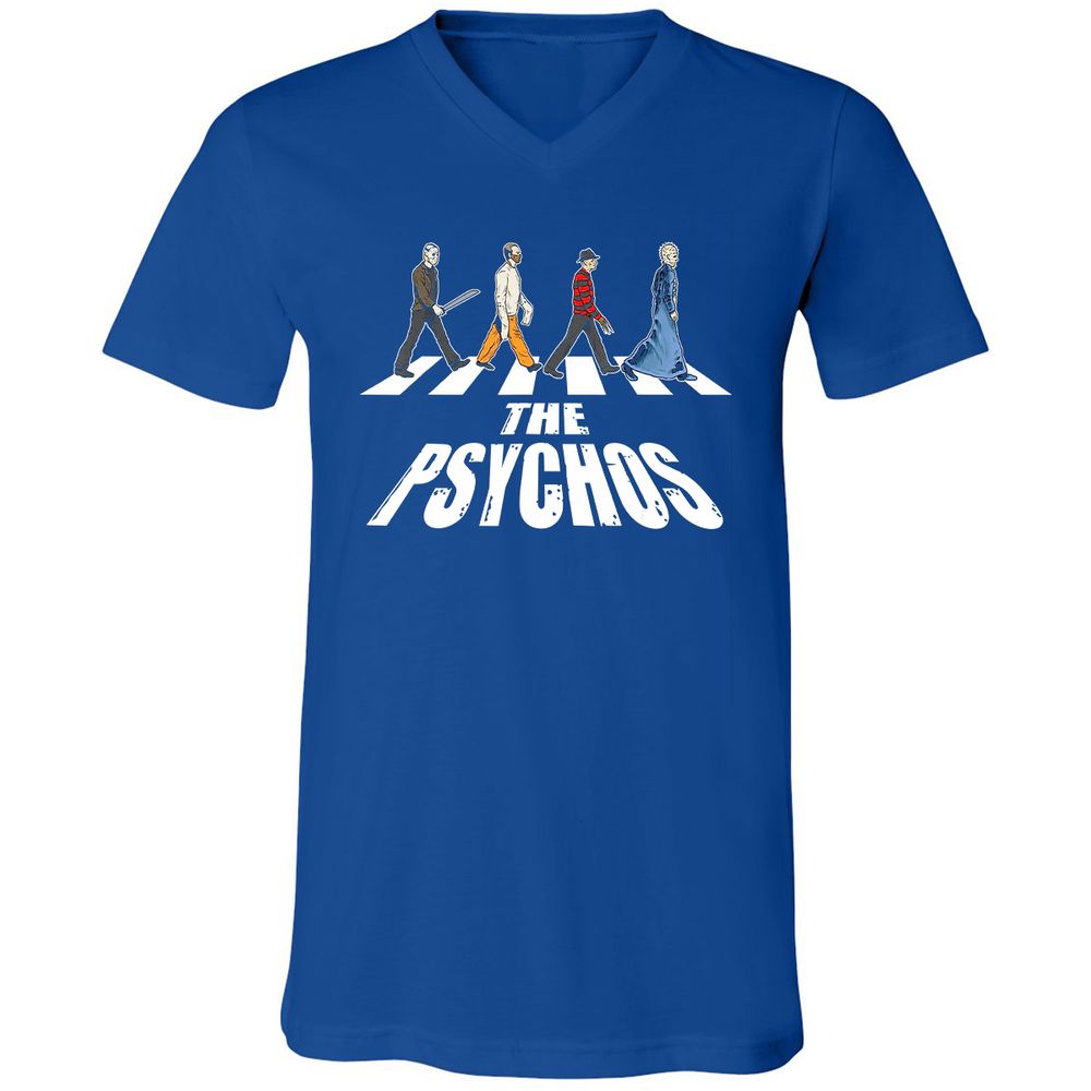 Unisex V-Neck T-Shirt - LGDAVV2B - True Royal - 4