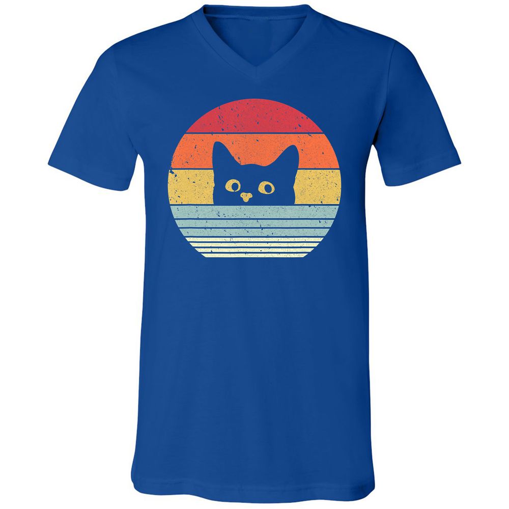 Unisex V-Neck T-Shirt - 28C9JHL5 - True Royal - 4