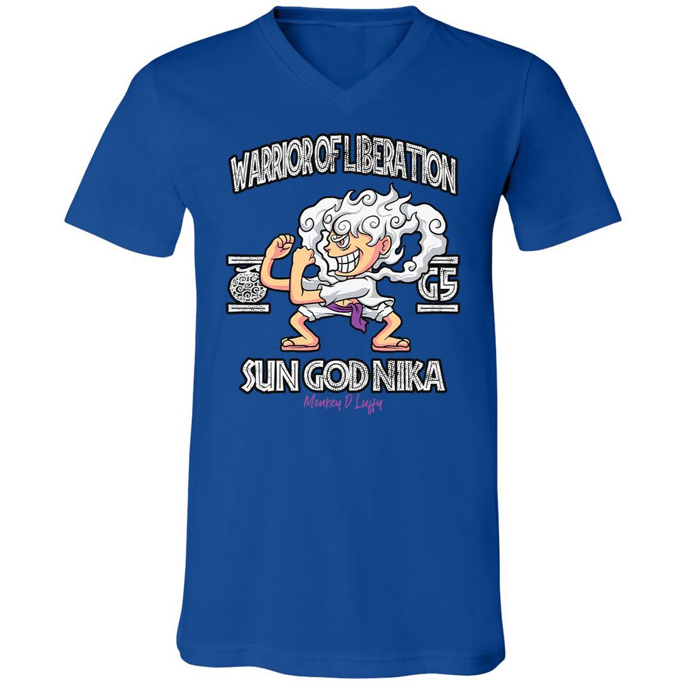 Unisex V-Neck T-Shirt - VB98SZTS - True Royal - 4