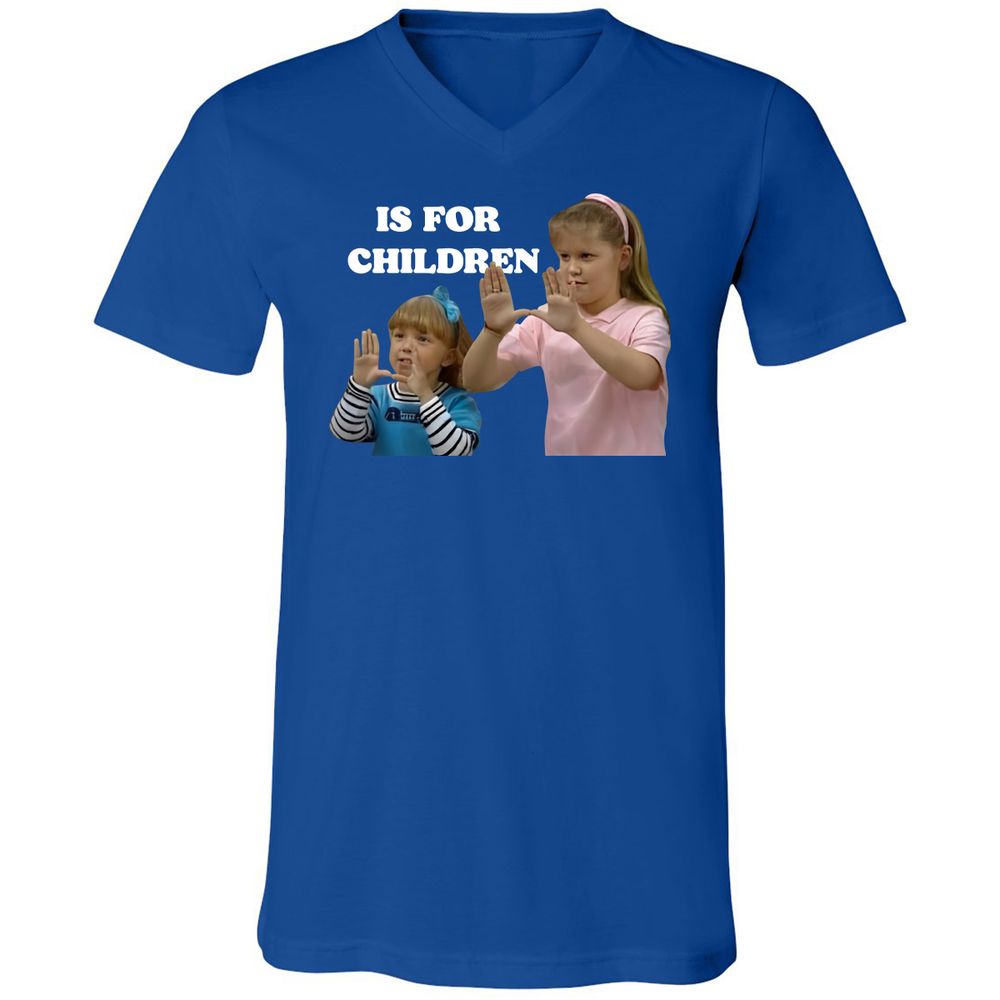 Unisex V-Neck T-Shirt - ZK5693LW - True Royal - 4