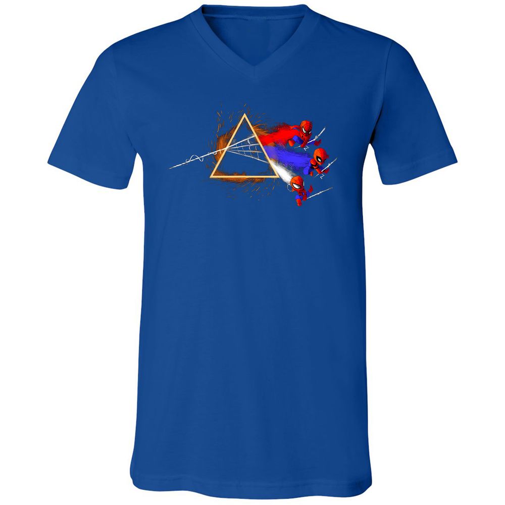 Unisex V-Neck T-Shirt - Y7VF84EQ - True Royal - 4