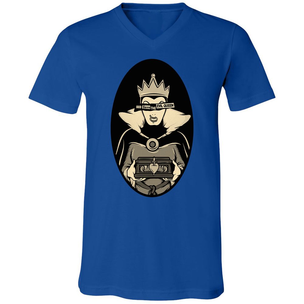 Unisex V-Neck T-Shirt - ZYYVSLRC - True Royal - 4