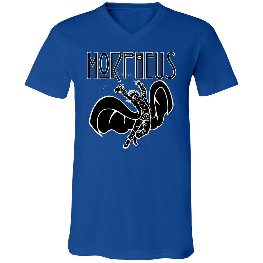 Unisex V-Neck T-Shirt - DQRNGAAU - True Royal - 4