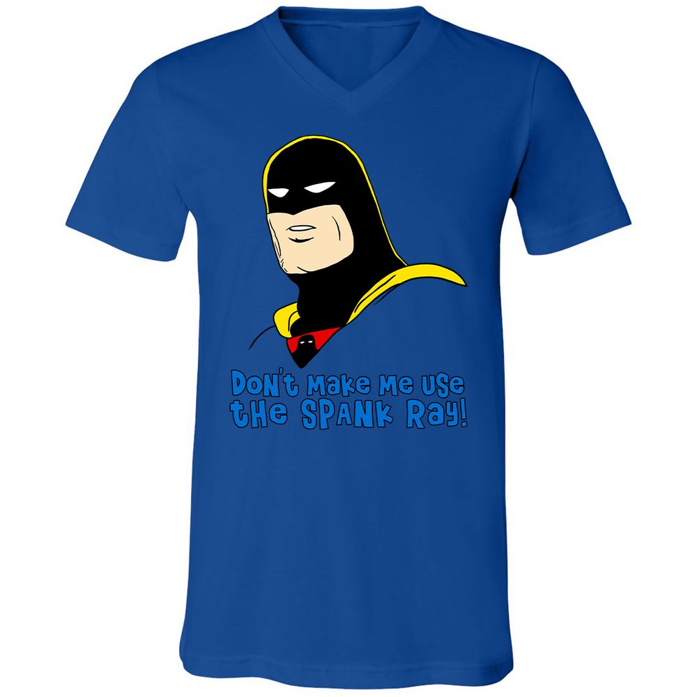 Unisex V-Neck T-Shirt - 627JNRCQ - True Royal - 4